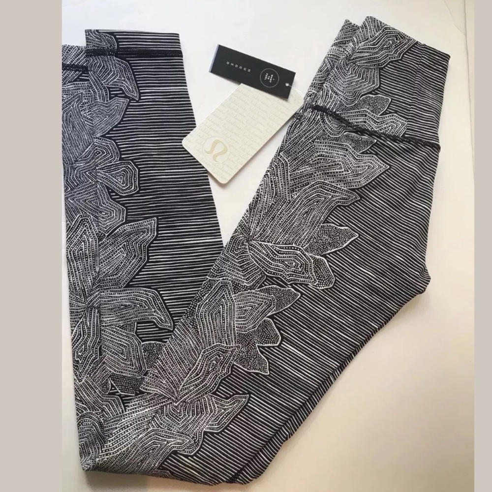 Lululemon Wunder Under Pant Hi-Rise Dotty Tribe 4